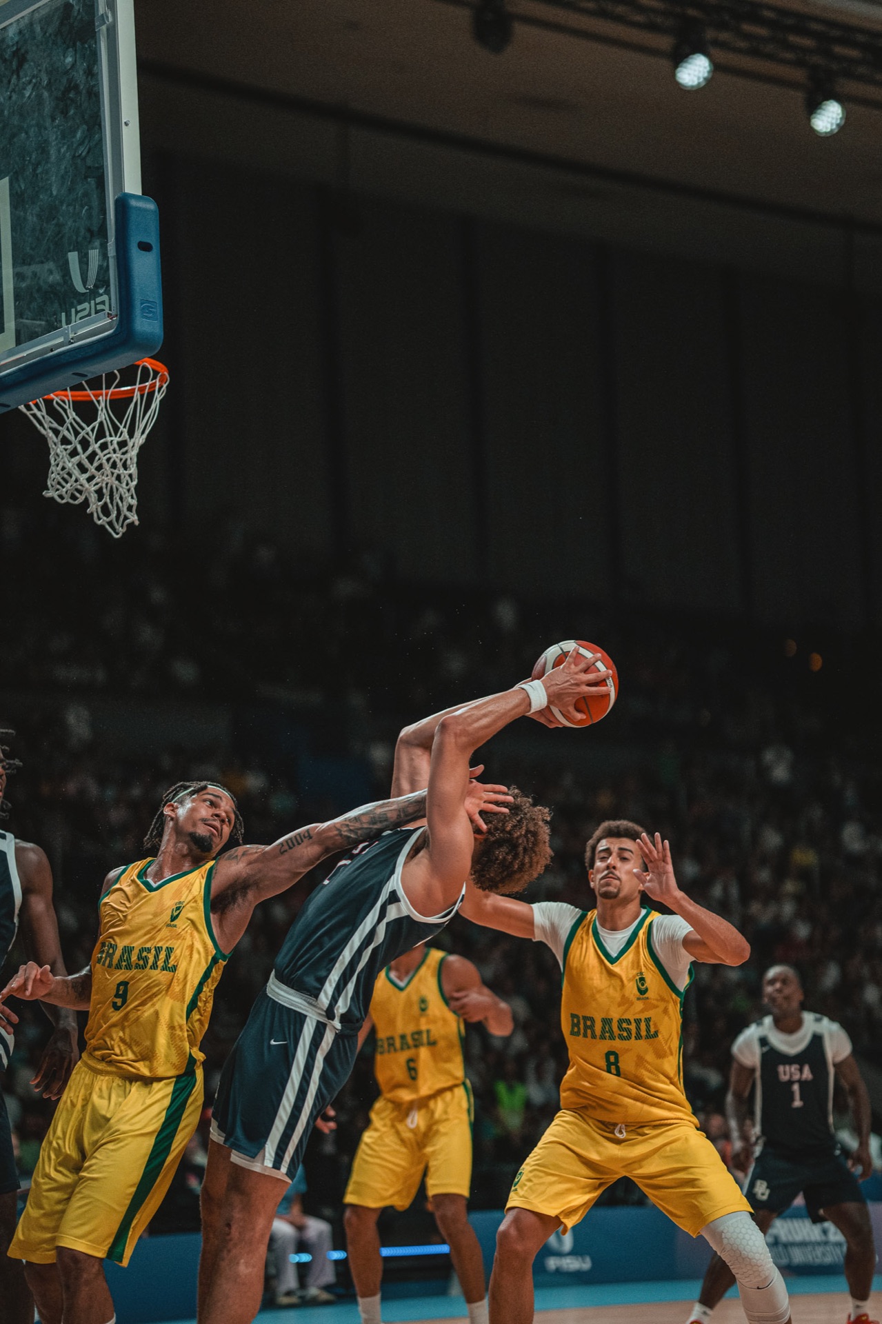 Basketball-Finale FISU World University Games 2025 Brasilien vs USA